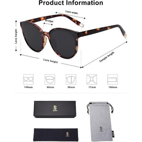 Women and Men Oversized Round Sunglasses main image 8